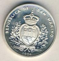 San Marino 1994. 1000L Ag "XVII. Téli Olimpia" T:PP / 
San Marino 1994. 1000 Lira Ag &quot...