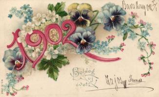 New Year 1902 litho
