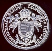 Magyar tallérok utánveretben "II. Lipót tallérja 1790." Ag (0,999) 20g T:PP Tanúsítvánnyal...