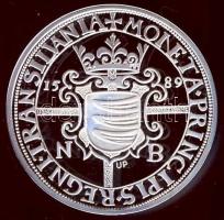 Magyar tallérok utánveretben "Báthory Zsigmond tallérja" Ag (0,999) 20g T:PP Tanúsítvánnya...