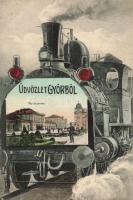 Győr vasútállomás, mozdony