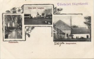 Ságvár a Tóth-féle hengermalommal