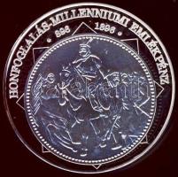 DN "A magyar nemzet pénzérméi - Honfoglalás Millenniumi emlékpénz" Ag (0,999) emlékérem (1...