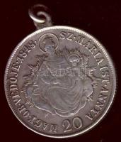 1848B 20Kr Ag "I. Ferdinánd" T:3+/2- f