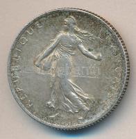 Franciaország 1916. 2Fr Ag T:2- /
France 1916. 2 Francs Ag C:VF