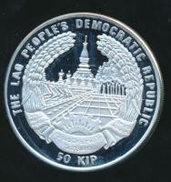Laosz 1995. 50K Ag "Olimpiai Játékok 1896-1996" T:PP 15.000db! /
Lao 1995. 50 Kip Ag &quot...