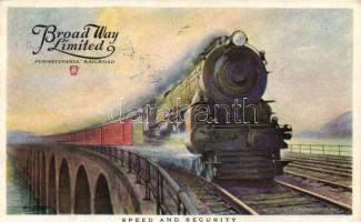 Broadway Ltd. Pennsylvania Railroad, advertisement