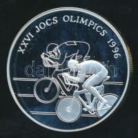 Andorra 1994. 10D Ag "XXVI. Nyári Olimpia" T:PP / Andorra 1994. 10 Diners Ag "1996 Summer Olympic Games" C:PP