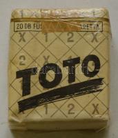 cca 1970 bontatlan csomag Toto cigaretta / Original pack of Stambul vintage cigars