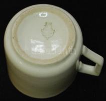 "Harkányi emlék" felirattal díszített Zsolnay jelzett porcelán kis csésze / Zsolnay coffee...