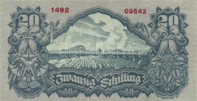 Ausztria 1945. 20Sch T:I- /
Ausztria 1945. 20 Schilling C:AU