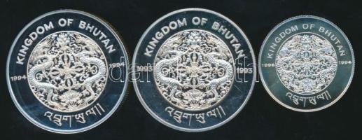 Bhutan 1994-1996. 200N Ag + 300N Ag (2x) "XXVI. Nyári Olimpia" T:PP /
Bhutan 1994-1996. 20...