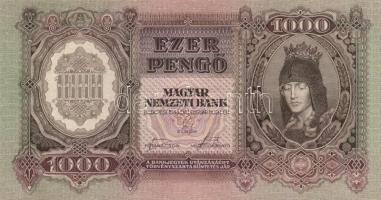 1943. 1000P (2x) eltérő színváltozatok T:I