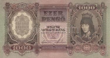 1943. 1000P (2x) eltérő színváltozatok T:I