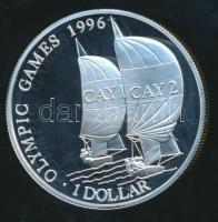 Kajmán-szigetek 1996. 1$ Ag "XXVI. Nyári Olimpia" T:PP /
Cayman Islands 1996. 1 Dollar Ag ...