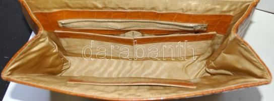 cca 1960 Bőr női táska / Vintag leather womans bag