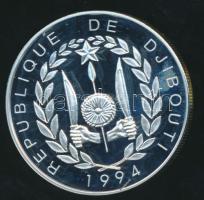 Dzsibuti 1994. 100Fr "XXVI. Nyári Olimpia" T:PP /
Djibouti 1994. 100 Francs Ag "1996 ...