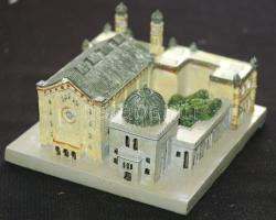 Zsűrizett sorszámozott Zsinagóga makett eredeti dobozában