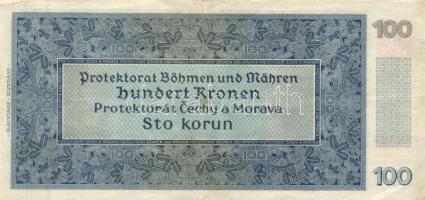 Német 3. Birodalom/Cseh-Morva Protektorátus/német megszállás 1940. 100K T:II- /
German Third Reich/P...