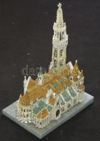 Zsűrizett sorszámozott Mátyás templom makett eredeti dobozában