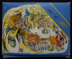 Zsűrizett sorszámozott templom makett eredeti dobozában