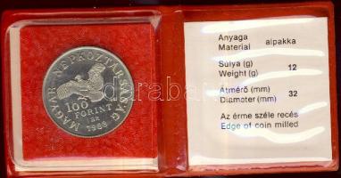 1983. 100Ft "Simon Bolivár" T:BU Eredeti tokban, tanúsítvánnyal!