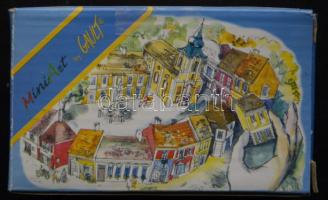 Zsűrizett sorszámozott sárga bolt makett eredeti dobozában