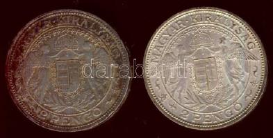 1937-38. 2P Ag "Madonna" (2x) T:3