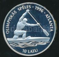 Lettország 1994. 10L Ag "XXVI. Nyári Olimpia" T:PP / Latvia 1994. 10 Latu Ag "1996 Summer Olympic Games" C:PP