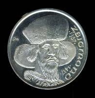 1987. "MÉE Fejér megyei Szervezete Székesfehérvár-Zsigmond" Ag 35,88g emlékérem (d=42,5mm)...
