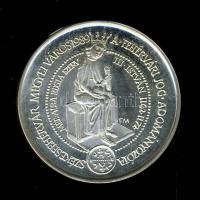 1989. "MÉE Alba Regia Szervezete-III. István" Ag 35,42g emlékérem (d=42,5mm) szign:Sz.G. T...