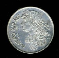 1990. "MÉE Alba Regia Szervezete-Mátyás király" Ag 36g emlékérem (d=42,5mm) szign:Sz.G. T:...