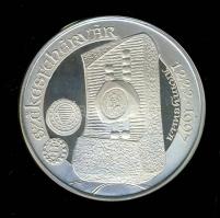 1997. "MÉE székesfehérvár-II.András-Aranybulla" Ag 36,33g emlékérem (d=42,5mm) szign:Sz.G....