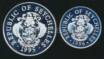 Seychelles-szigetek 1995-1996. 10R Ag + 25R Ag "XXVI. Nyári Olimpia" T:PP / 
Seychelles 19...