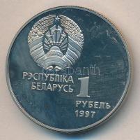 Belorusszia 1997. 1R CuNi "XVIII. Téli Olimpia" T:PP /  Belarus 1997. 1 Rouble CuNi "Winter Olympic Games" C:PP