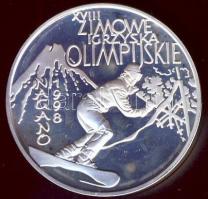 Lengyelország 1998. 10Zl Ag "XVIII. Téli Olimpia" T:PP / 
Poland 1998. 10 Zlotych Ag &quot...