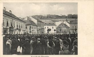 Eger Kossuth tér népgyűlés