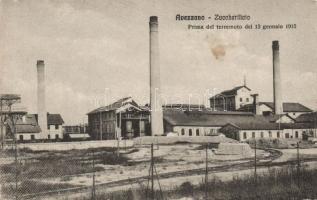 Avezzano sugar factory before 1915 earthquake