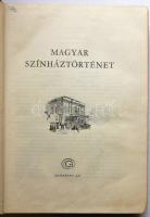 1962 Magyar Színháztörténet, Gondolat Kiadó, Bp., képekkel illusztrálva, kiadói egészvászon kötésben, jó állapotban