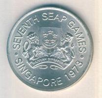 Szingapúr 1973. 5$ Ag "VII. Ázsiai Játékok" T:1 / 
Singapure 1973. 5 Dollars Ag "7th ...