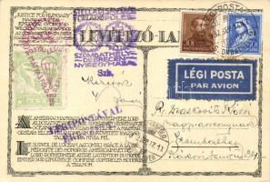 1931 Justice for Hungary, Endrész György, Wilczek Sándor, transatlantic flight So.Stpl