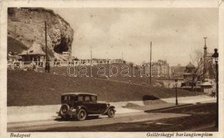 Budapest XI. Gellérthegyi barlangtemplom automobillal (Rb)