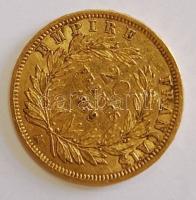 Franciaország/Második Császárság 1859A 20Fr Au 6,4516g "III. Napóleon" T:2-/3+
France/Seco...
