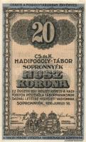 Sopronnyék/hadifogolytábor 1916. június 16. 20K T:I