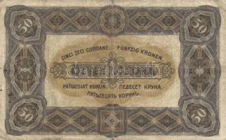 1920. 50K 2x 1D-os bélyeggel T:III