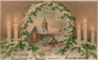 Christmas Emb. litho