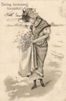 Christmas, lady litho