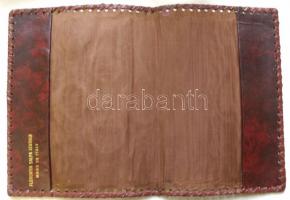 Firenzei kézzel préselt díszes bőr könyvborító 35x23cm