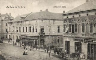 Zalaegerszeg Rákóczi utca Latzer Béla és Neubrunn Ignác üzleteivel