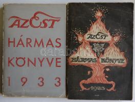 1923/1933 Az Est hármaskönyve 2 db